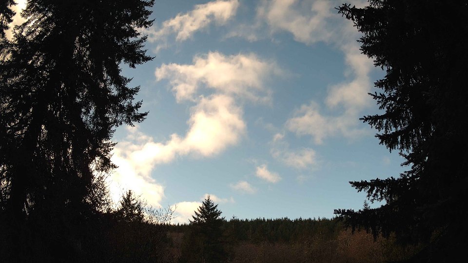 Pacific Northwest skyline timelapse frame from Jan 15th, 2026 at 10:15 AM