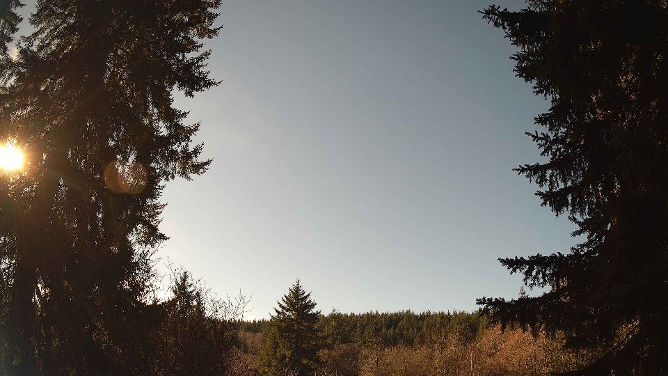 Pacific Northwest skyline timelapse frame from Jan 15th, 2026 at 11:45 AM