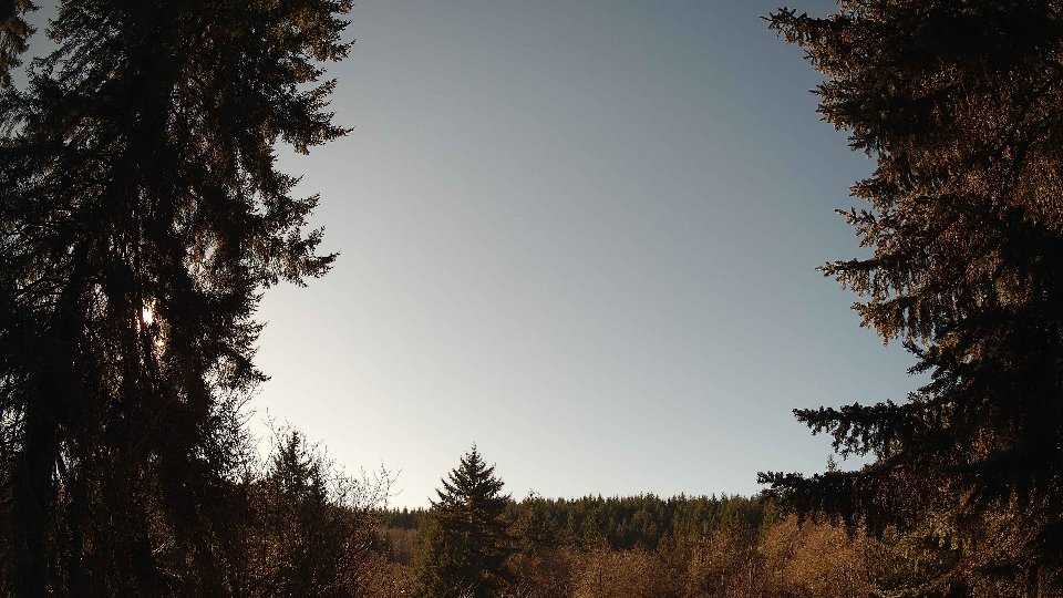Pacific Northwest skyline timelapse frame from Jan 15th, 2026 at 12:45 PM
