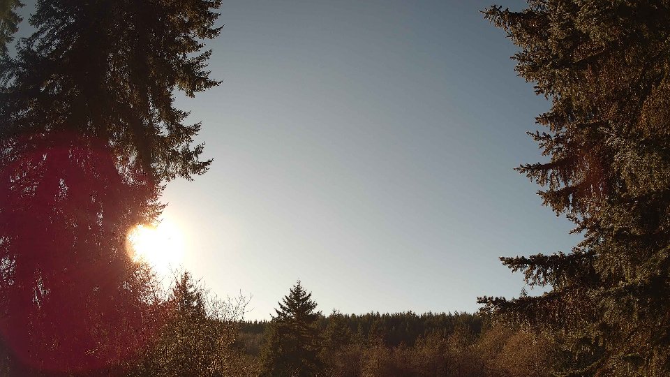 Pacific Northwest skyline timelapse frame from Jan 15th, 2026 at 1:30 PM