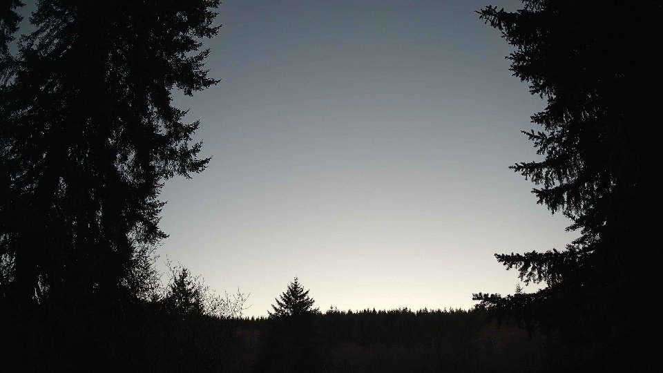 Pacific Northwest skyline timelapse frame from Jan 15th, 2026 at 4:00 PM