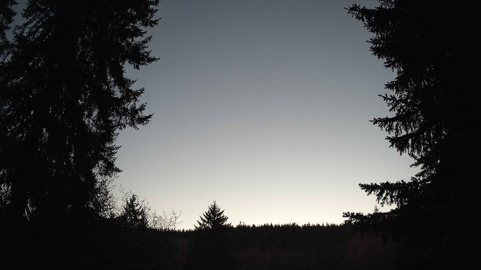 Pacific Northwest skyline timelapse frame from Jan 15th, 2026 at 4:15 PM