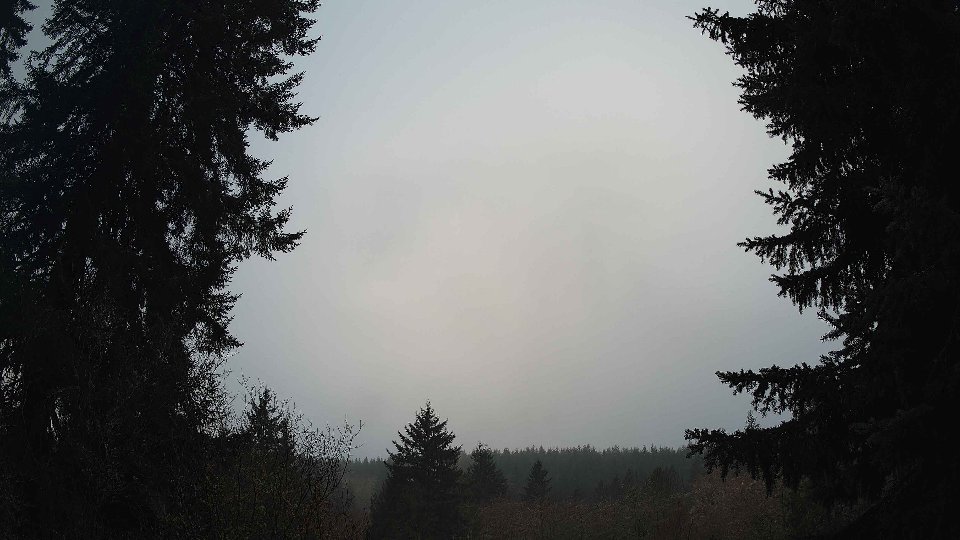 Pacific Northwest skyline timelapse frame from Jan 16th, 2026 at 8:45 AM