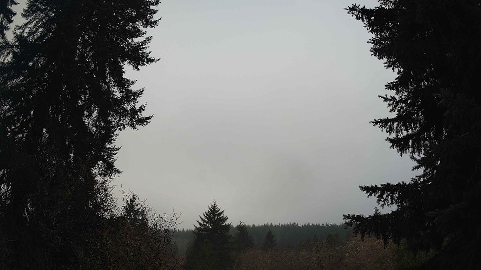 Pacific Northwest skyline timelapse frame from Jan 16th, 2026 at 9:15 AM