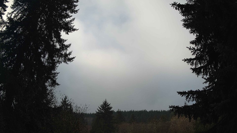 Pacific Northwest skyline timelapse frame from Jan 16th, 2026 at 9:45 AM