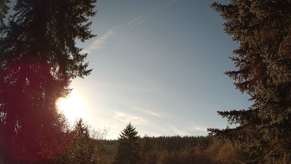 Pacific Northwest skyline timelapse frame from Jan 16th, 2026 at 2:00 PM