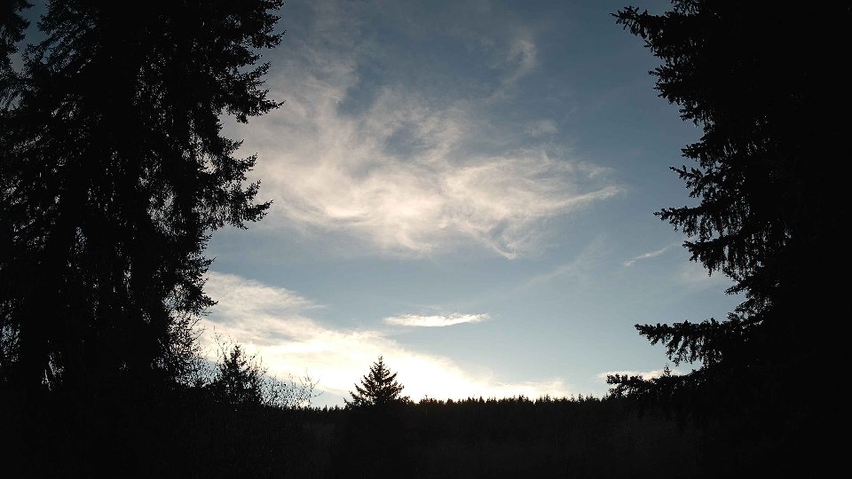Pacific Northwest skyline timelapse frame from Jan 16th, 2026 at 4:00 PM
