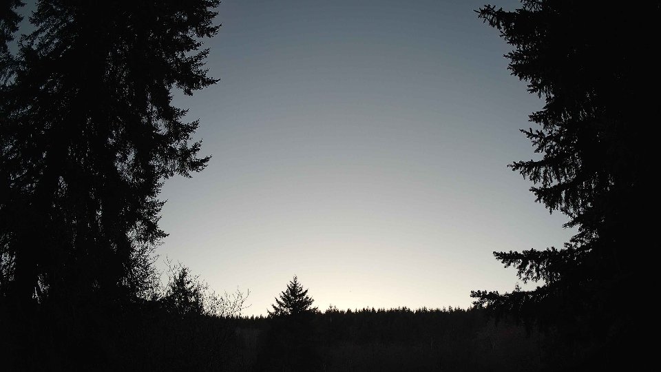 Pacific Northwest skyline timelapse frame from Jan 17th, 2026 at 4:00 PM