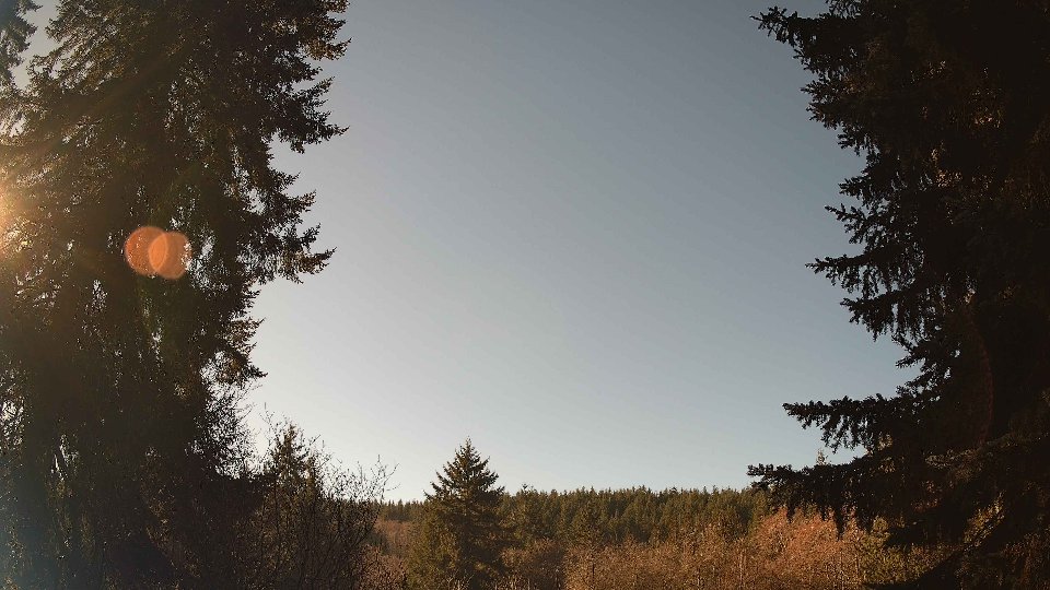 Pacific Northwest skyline timelapse frame from Jan 18th, 2026 at 11:45 AM