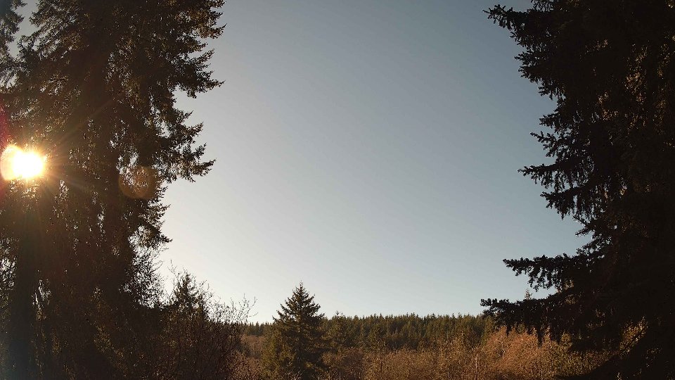 Pacific Northwest skyline timelapse frame from Jan 18th, 2026 at 12:30 PM