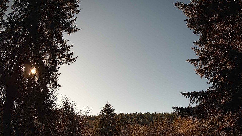 Pacific Northwest skyline timelapse frame from Jan 18th, 2026 at 1:15 PM