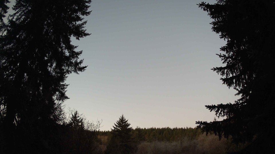 Pacific Northwest skyline timelapse frame from Jan 19th, 2026 at 7:30 AM