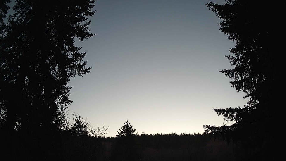 Pacific Northwest skyline timelapse frame from Jan 19th, 2026 at 4:45 PM