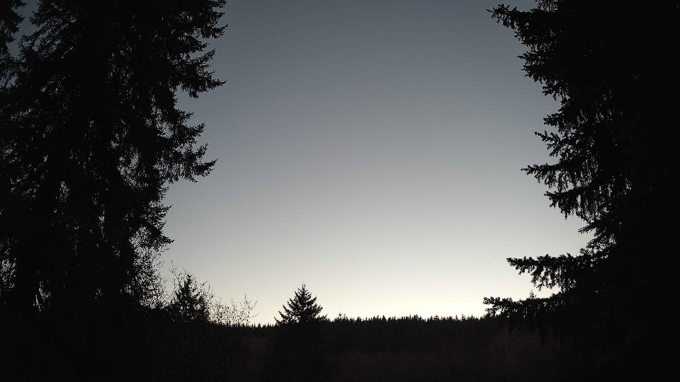 Pacific Northwest skyline timelapse frame from Jan 19th, 2026 at 5:00 PM