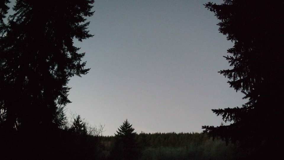 Pacific Northwest skyline timelapse on Jan 20, 2026 at 7:15 AM