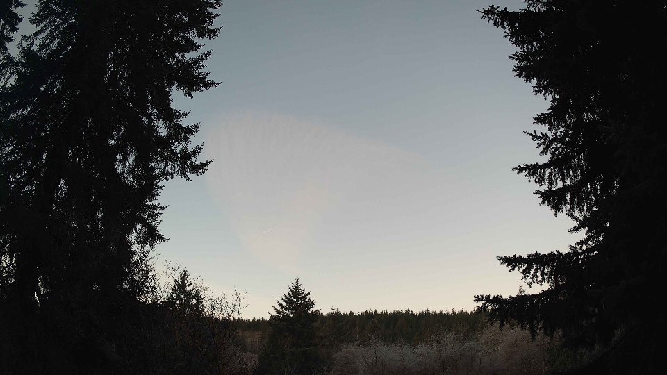 Pacific Northwest skyline timelapse on Jan 20, 2026 at 7:45 AM