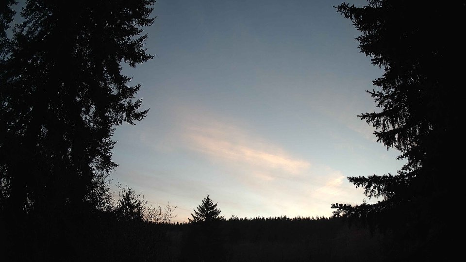 Pacific Northwest skyline timelapse on Jan 20, 2026 at 5:00 PM