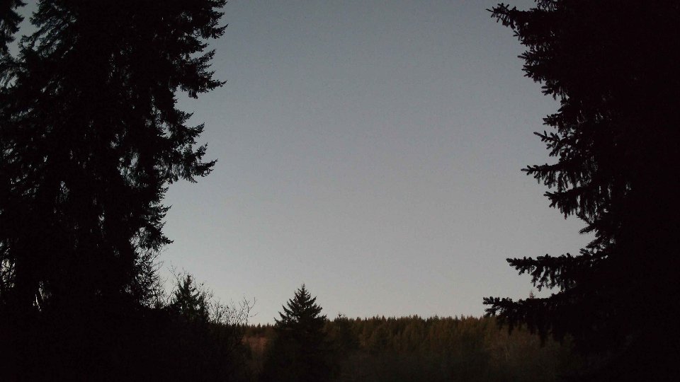 Pacific Northwest skyline timelapse on Jan 23, 2026 at 7:15 AM