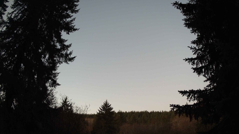 Pacific Northwest skyline timelapse on Jan 23, 2026 at 7:30 AM