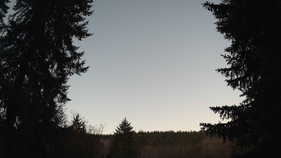 Pacific Northwest skyline timelapse on Jan 23, 2026 at 7:45 AM