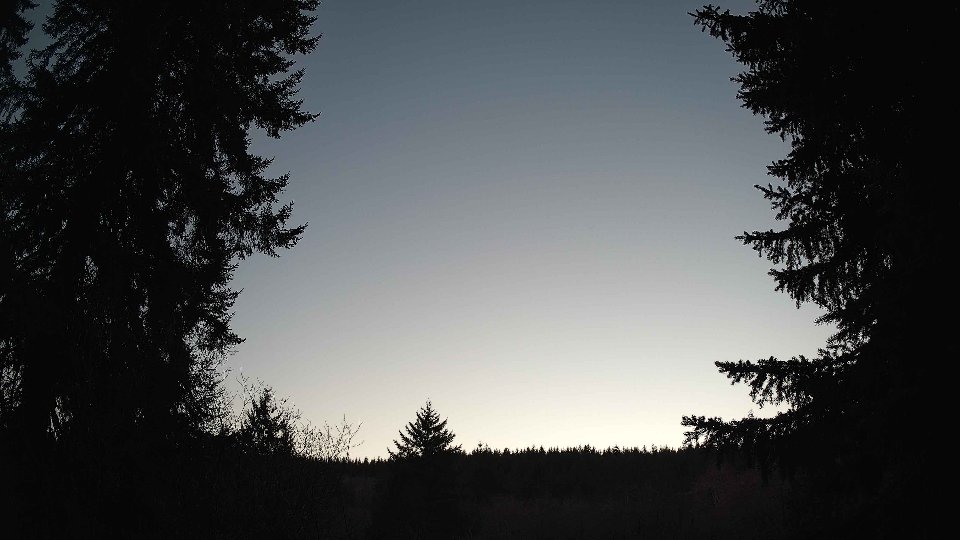 Pacific Northwest skyline timelapse on Jan 23, 2026 at 5:00 PM