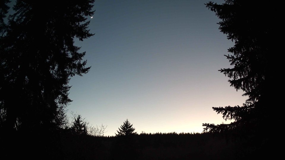 Pacific Northwest skyline timelapse on Jan 23, 2026 at 5:30 PM