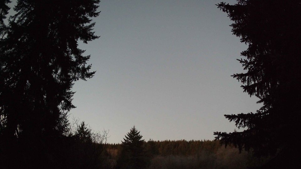Pacific Northwest skyline timelapse on Jan 24, 2026 at 7:15 AM