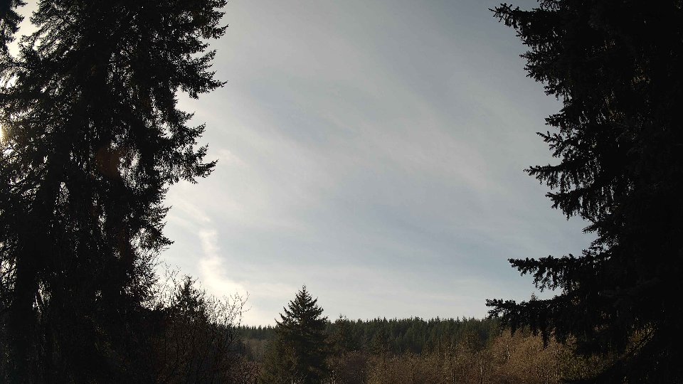 Pacific Northwest skyline timelapse on Jan 25, 2026 at 12:00 PM