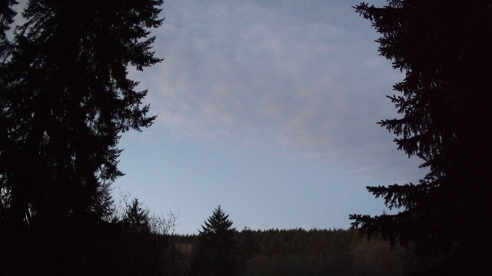 Pacific Northwest skyline timelapse on Jan 26, 2026 at 7:15 AM