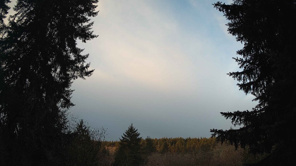 Pacific Northwest skyline timelapse on Jan 26, 2026 at 8:00 AM