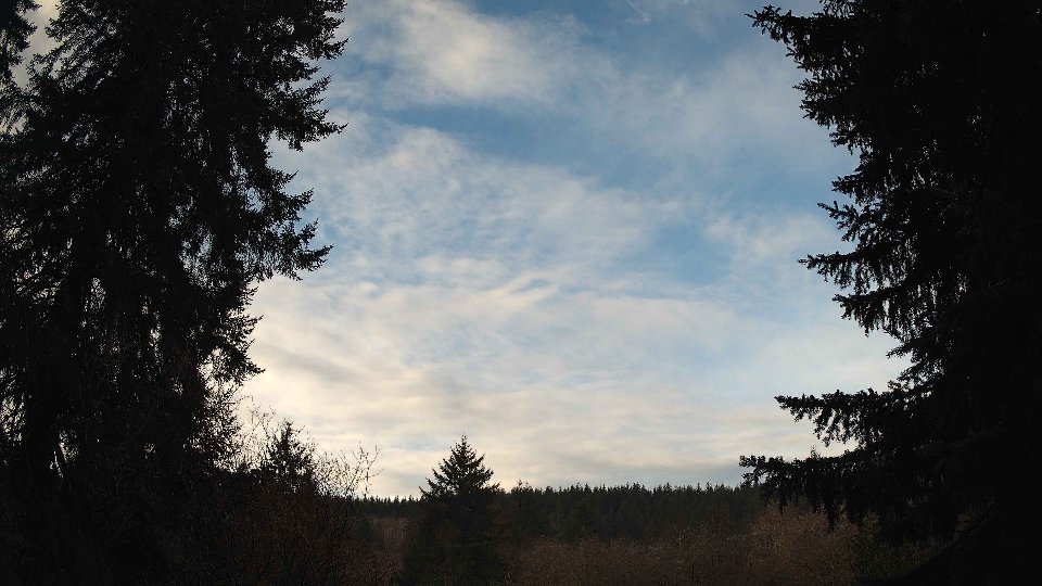 Pacific Northwest skyline timelapse on Jan 26, 2026 at 9:00 AM