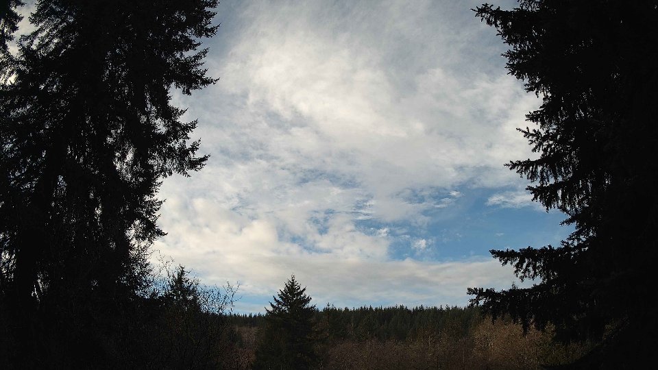 Pacific Northwest skyline timelapse on Jan 26, 2026 at 9:30 AM