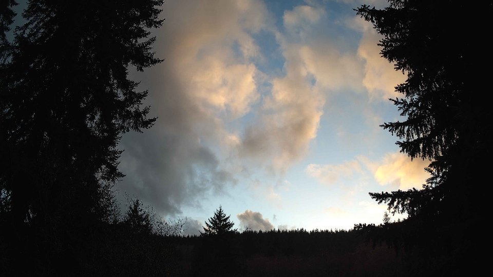 Pacific Northwest skyline timelapse on Feb 01, 2026 at 5:00 PM