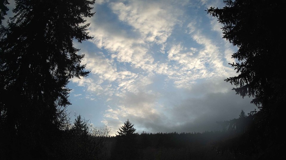Pacific Northwest skyline timelapse on Feb 08, 2026 at 5:00 PM