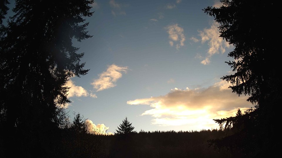 Pacific Northwest skyline timelapse on Feb 09, 2026 at 5:00 PM