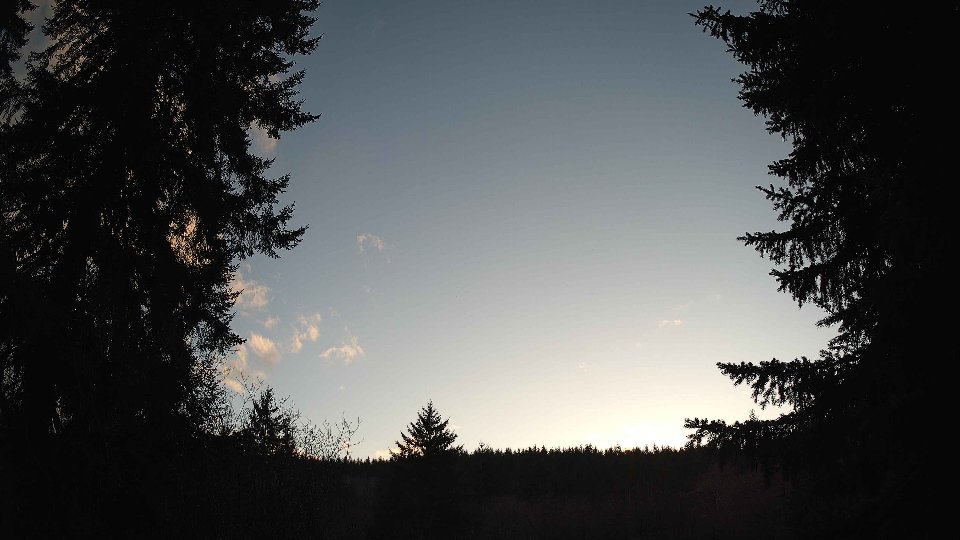 Pacific Northwest skyline timelapse on Feb 12, 2026 at 5:00 PM