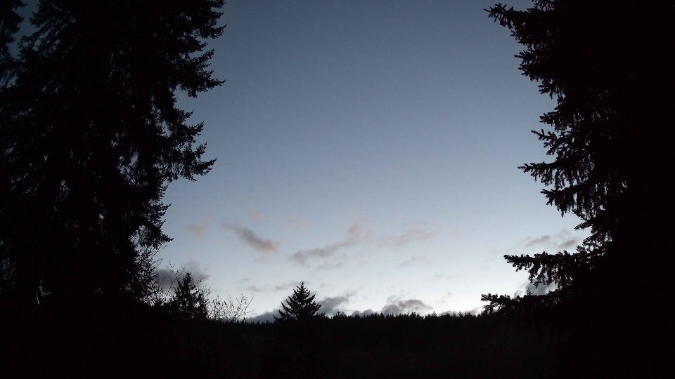 Pacific Northwest skyline timelapse on Feb 12, 2026 at 6:00 PM