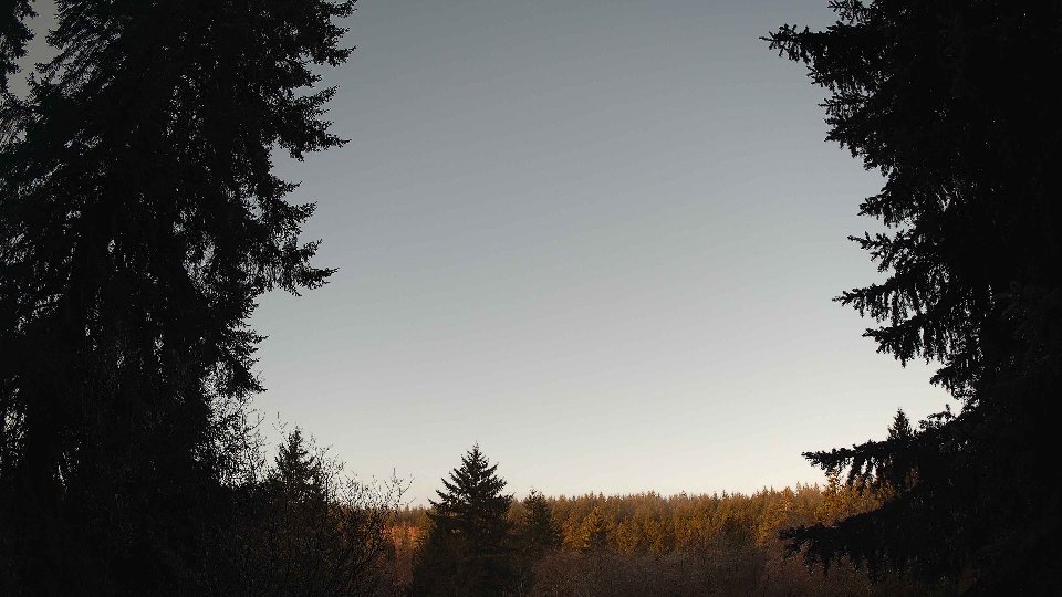 Pacific Northwest skyline timelapse on Feb 25, 2026 at 7:30 AM