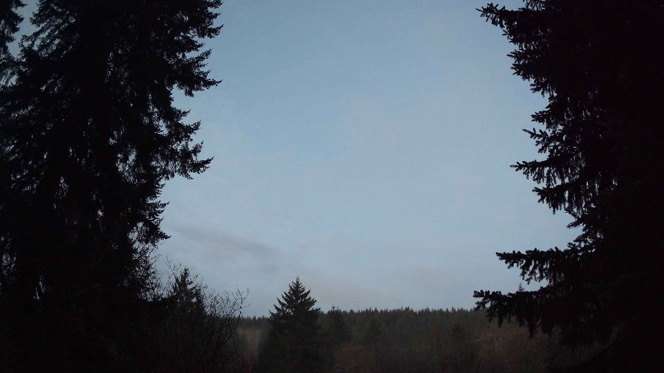 Pacific Northwest skyline timelapse on Mar 1st, 2026 at 6:30 AM