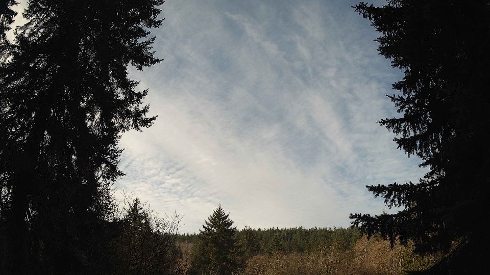Pacific Northwest skyline timelapse on Mar 1st, 2026 at 9:45 AM