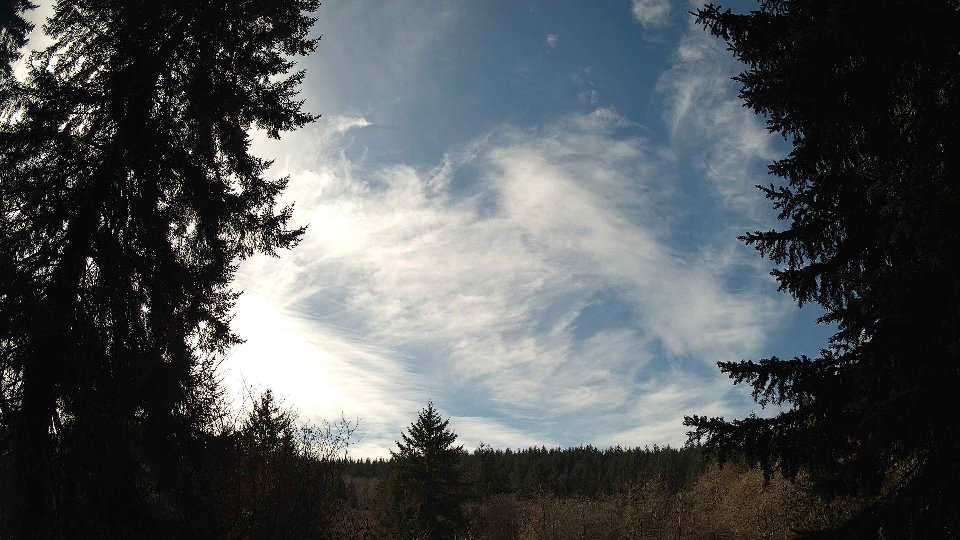 Pacific Northwest skyline timelapse on Mar 1st, 2026 at 12:30 PM