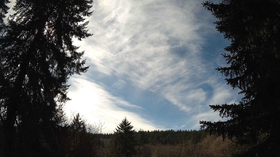 Pacific Northwest skyline timelapse on Mar 1st, 2026 at 12:45 PM