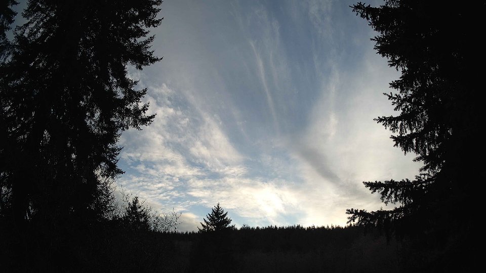 Pacific Northwest skyline timelapse on Mar 1st, 2026 at 5:30 PM