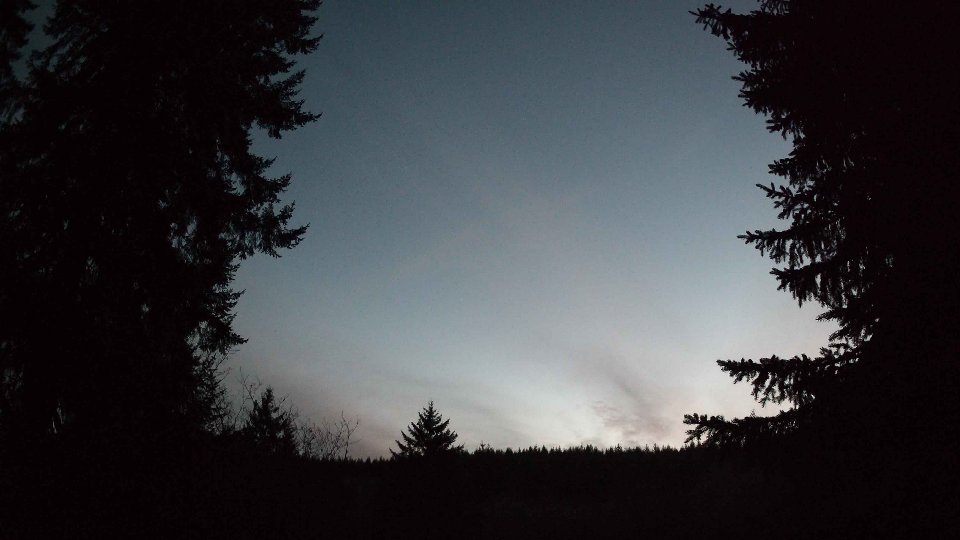 Pacific Northwest skyline timelapse on Mar 1st, 2026 at 6:30 PM