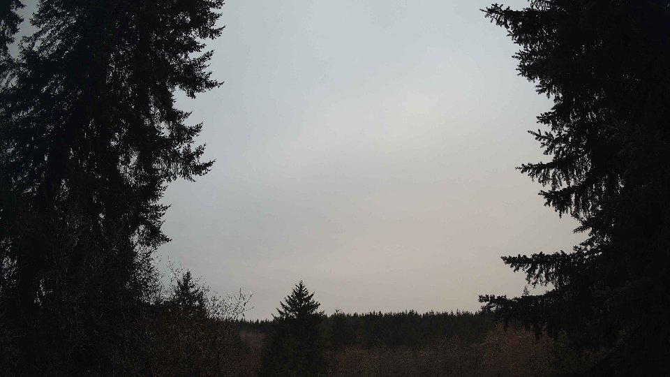 Pacific Northwest skyline timelapse frame from Mar 15th, 2026 at 7:45 AM
