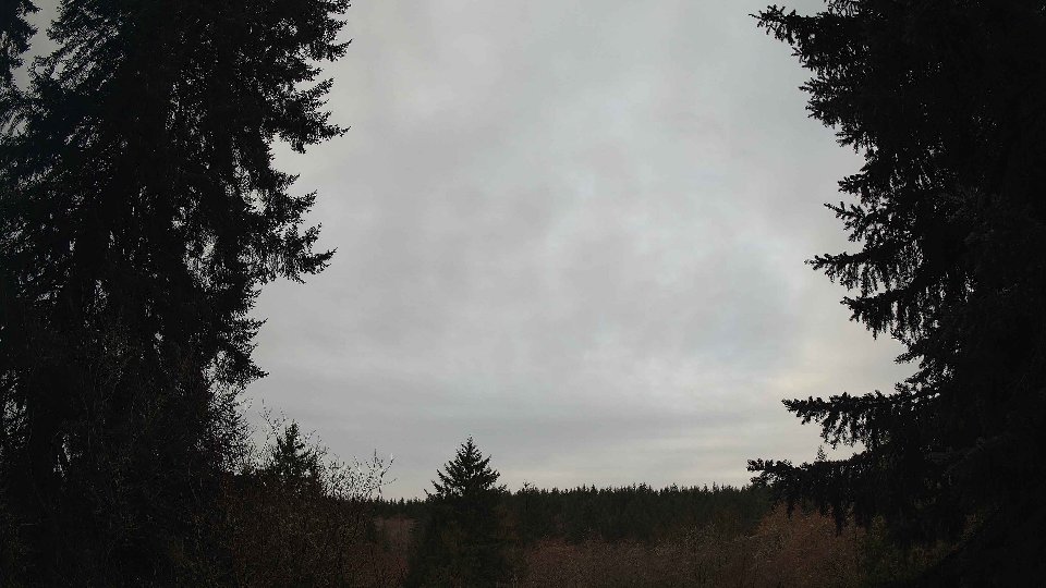 Pacific Northwest skyline timelapse frame from Mar 15th, 2026 at 8:30 AM