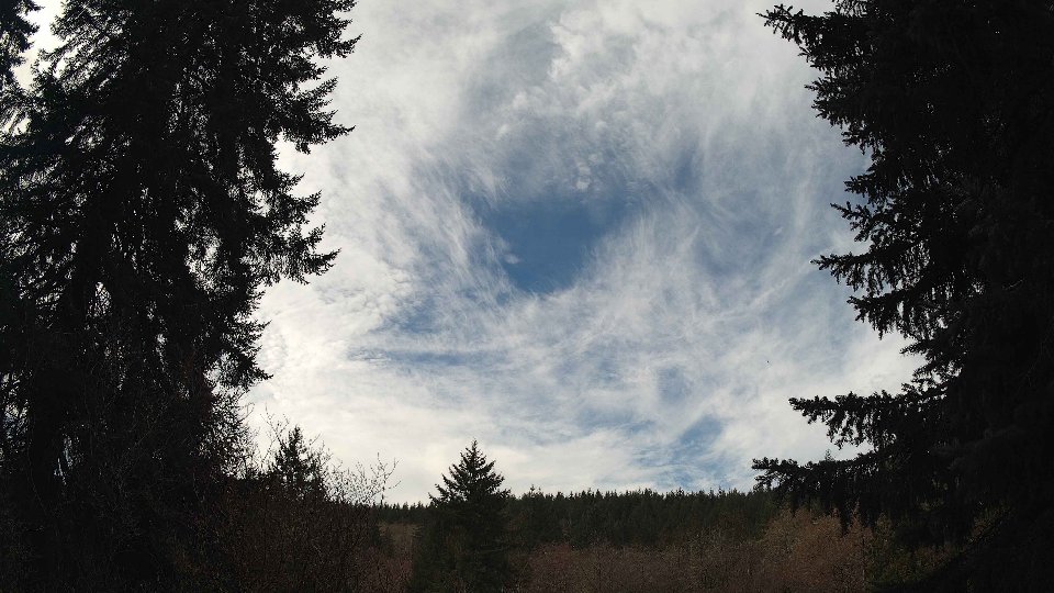 Pacific Northwest skyline timelapse frame from Mar 16th, 2026 at 12:00 PM