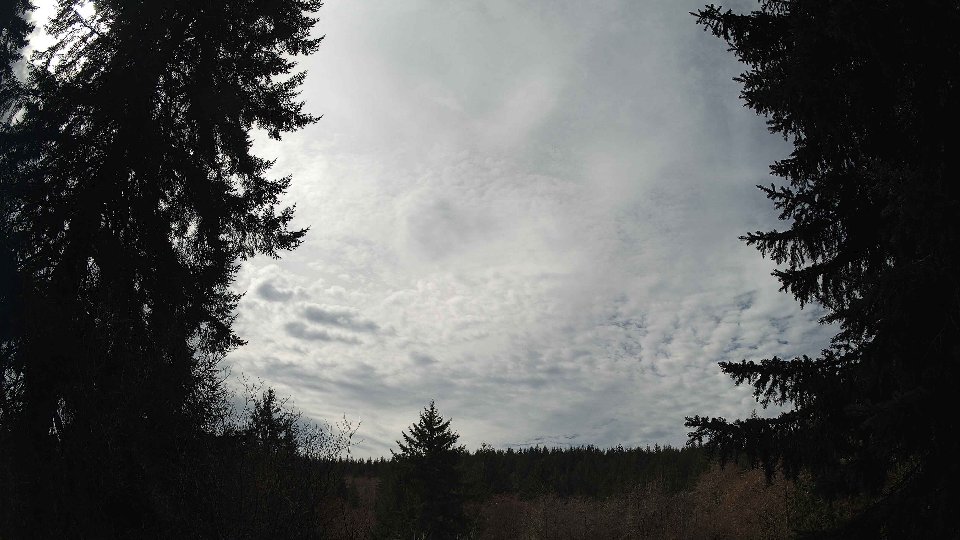 Pacific Northwest skyline timelapse frame from Mar 16th, 2026 at 1:00 PM