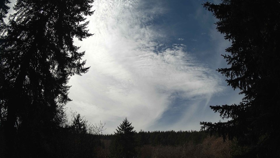 Pacific Northwest skyline timelapse frame from Mar 16th, 2026 at 1:30 PM