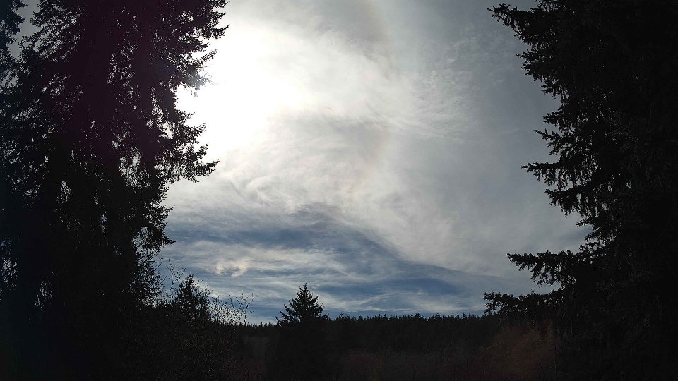 Pacific Northwest skyline timelapse frame from Mar 16th, 2026 at 2:45 PM